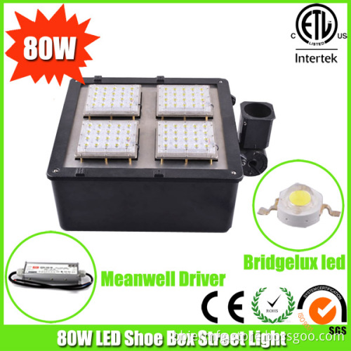 Dlc UL Meanwell Driver 80W 8000lm LED Road Lamp